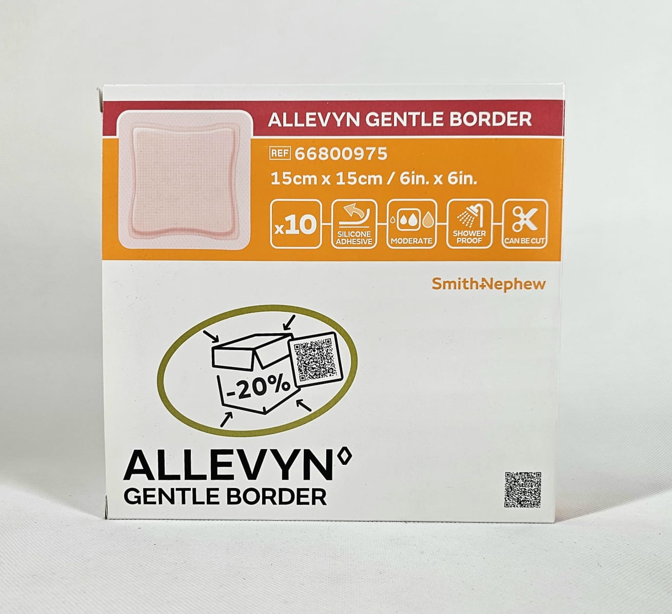 Allevyn Gentle Border 15* 15cm 1ks