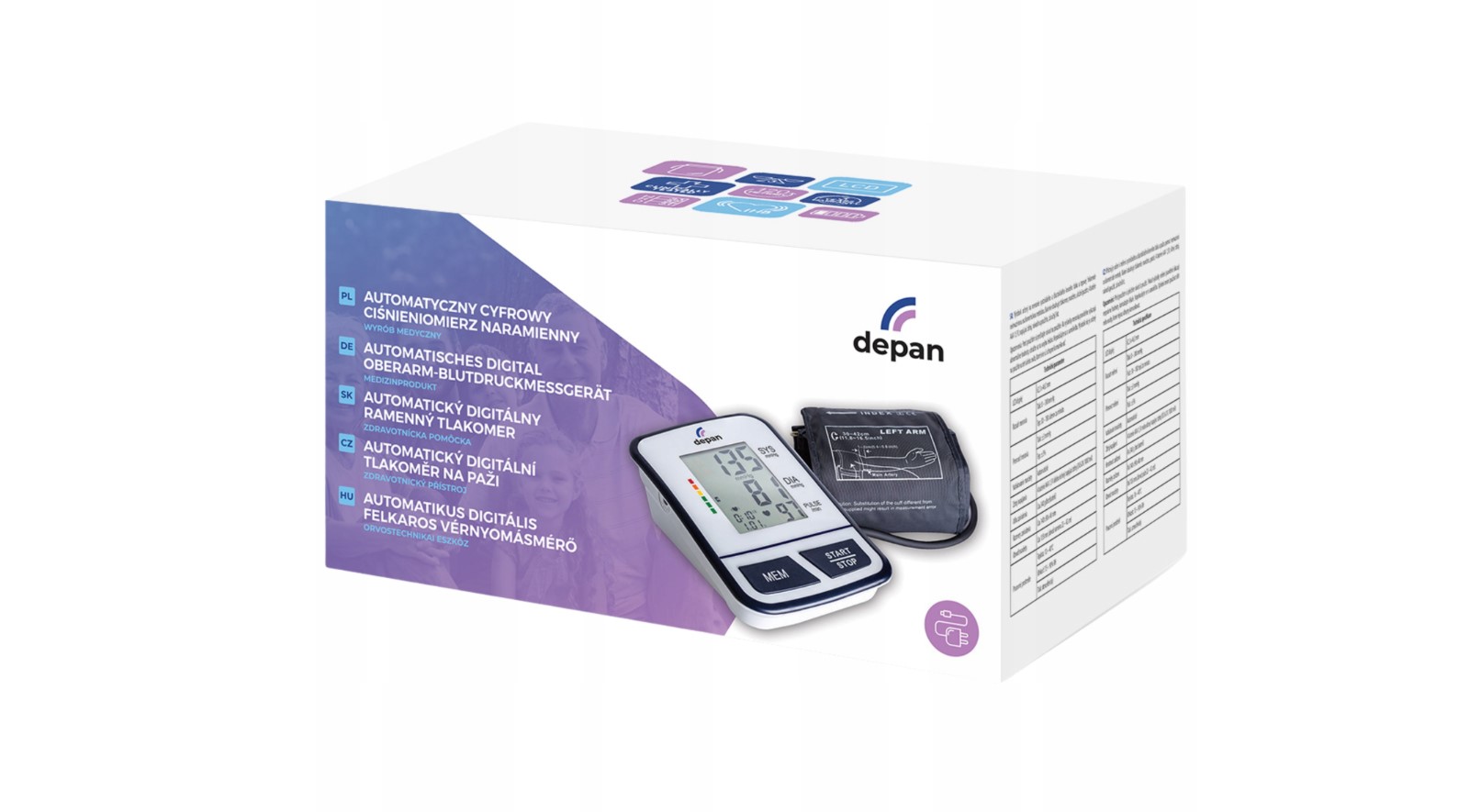 Automatický měřič krevního tlaku na paži