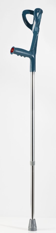 Loketní berle modrá/stříbrná