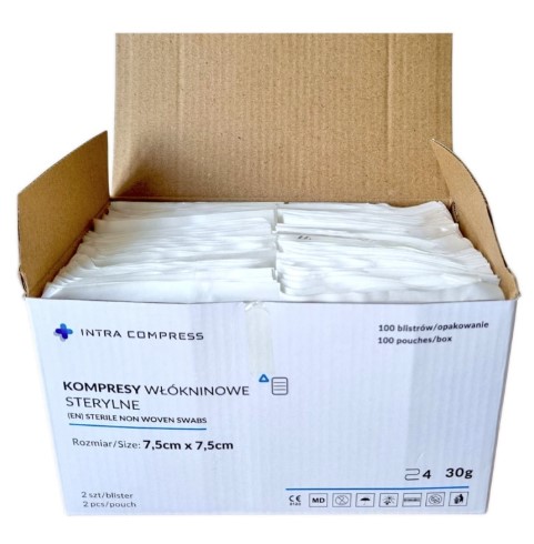 Sterilní netkaný obklad 4W 7,5*7,5cm a'2ks-100ks