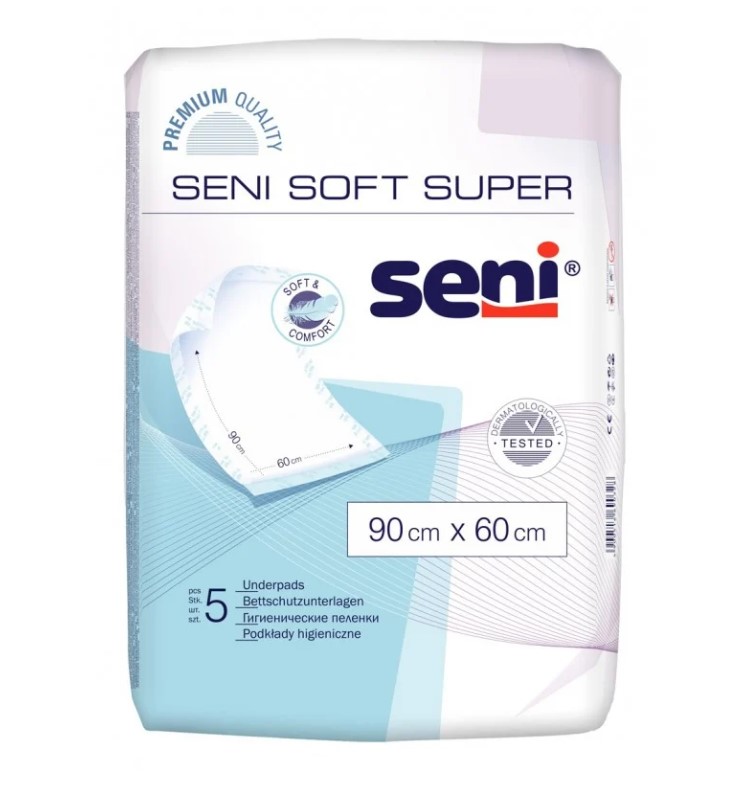 Ochranný Seni Soft Super nesterilní 90x60 5ks