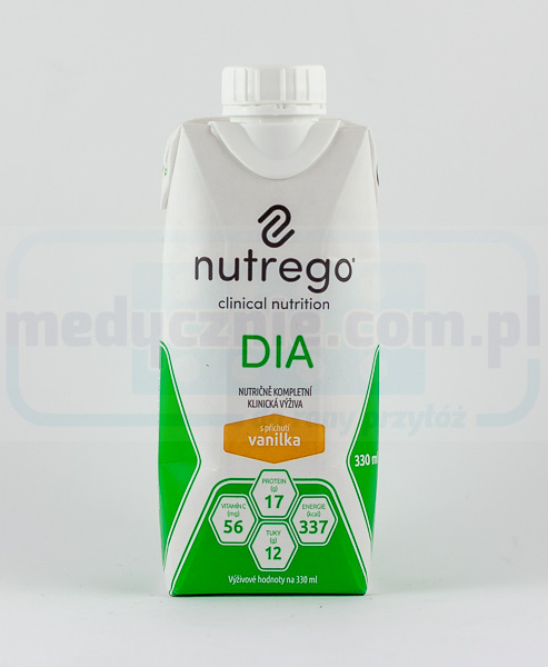 Nutrego DIA 12x330 ml Vanilková dieta pro diabetiky