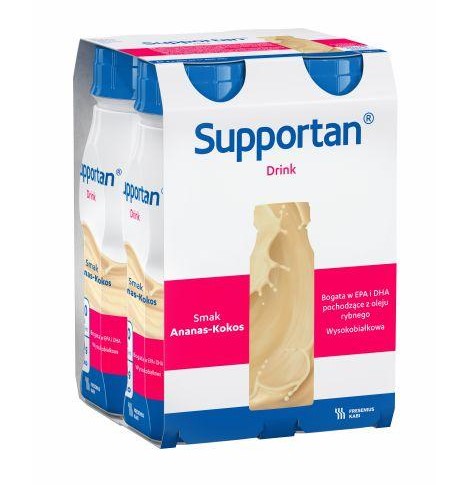 Fresenius Supportan DRINK 4x200ml ananas-kokos