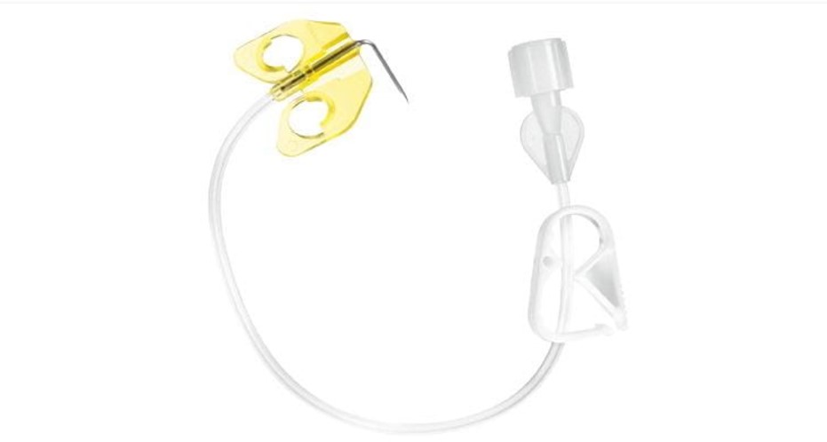 SURECAN Braunova portová jehla 0,9x15mm 20G REF 04448332 Typ Huber s křídly a trubičkou