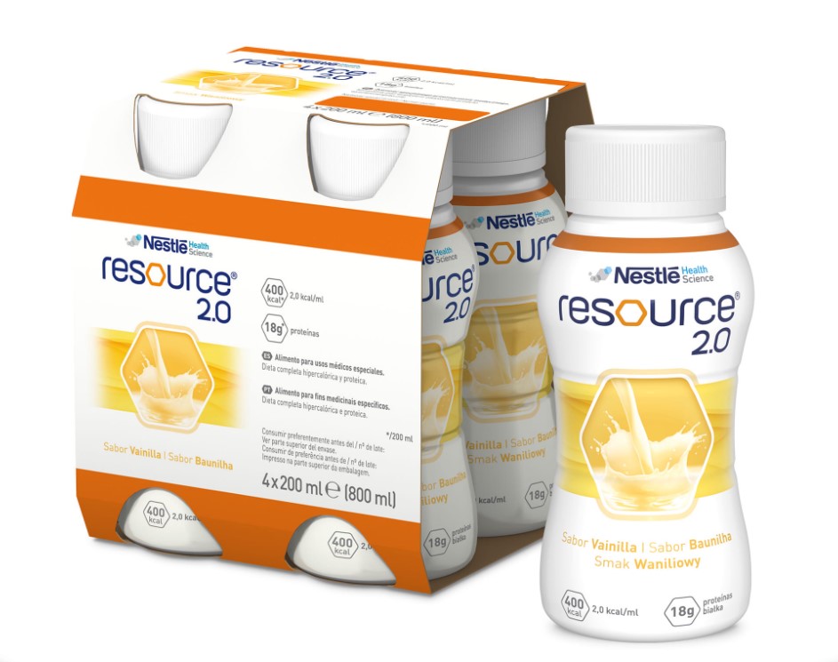 Resource 2.0 4x200ml vanilková příchuť