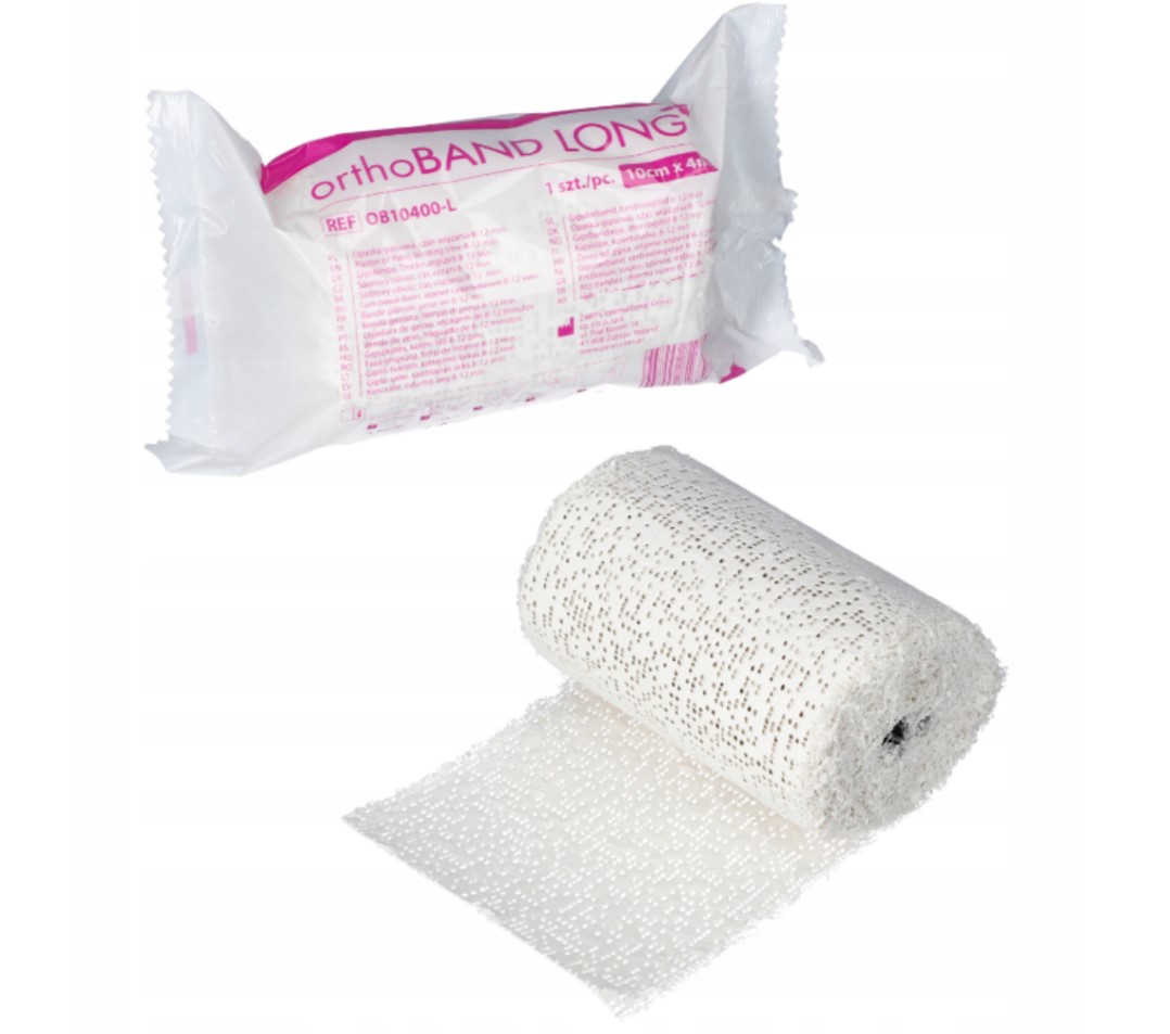 Sádrová páska 10cm x 4m 1ks orthoBAND LONG