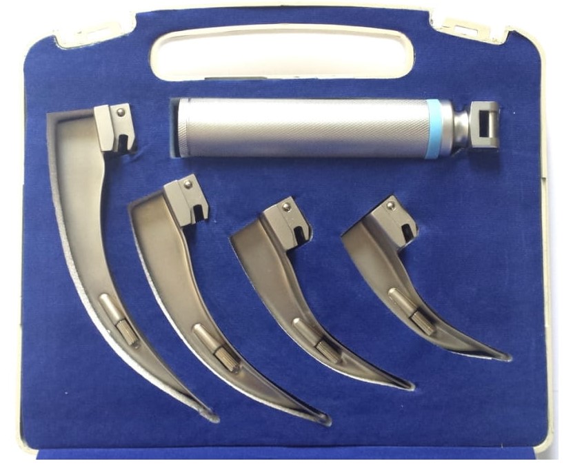 Laryngoskop typu McIntosh Laryngoskop se 4 žárovkami
