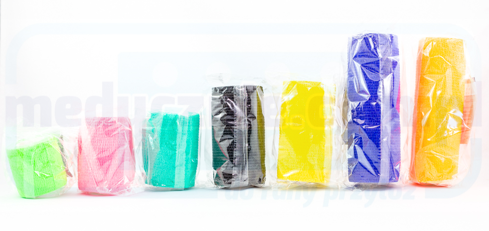 Samolepicí pásek 15cm*4,5m 1ks tyrkysový elastický, samolepicí