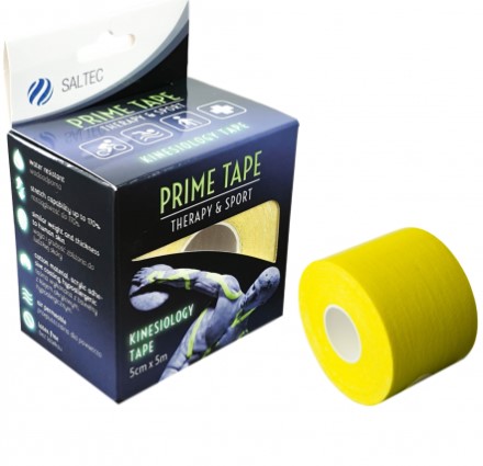 Kinezioterapeutická páska 5cm *5m 1ks žlutá