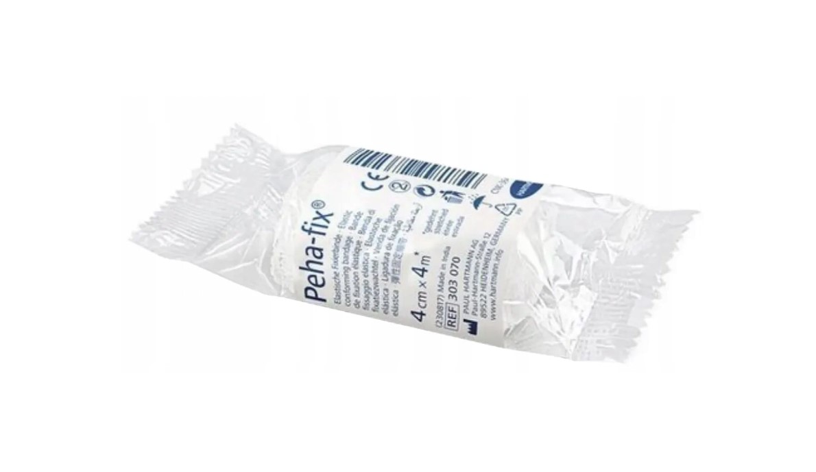 Peha-Fix 4cm *4m 1ks jednotlivě zabalený, polopružný obvaz