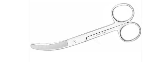 Nůžky na pupeční šňůru 16cm 1ks