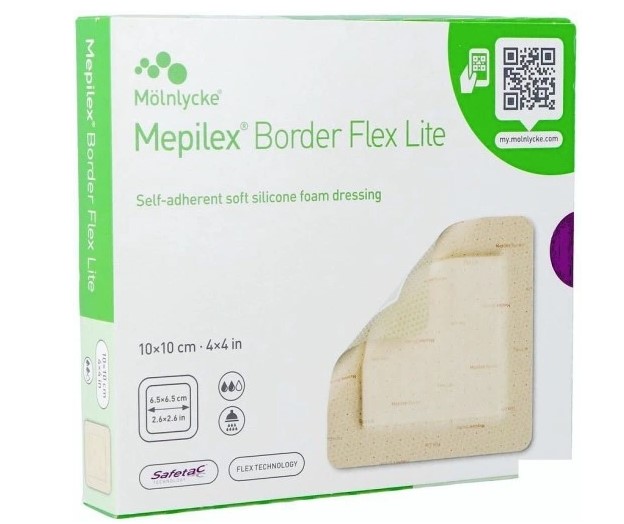 Mepilex Border Flex Lite 10cm* 10cm 1ks