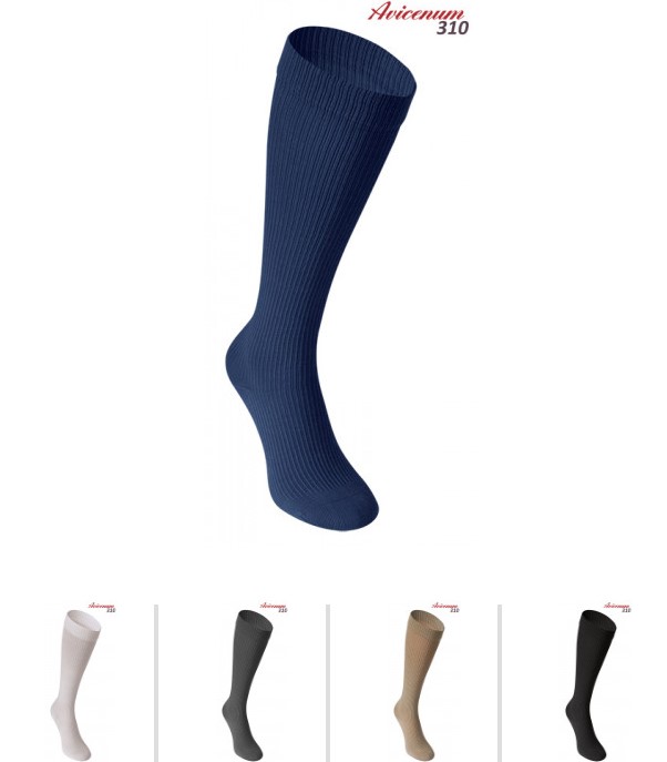 Avicenum PHLEBO 310 AD podkolenky velikost 36-38 8002 hnědé s uzavřenou špičkou