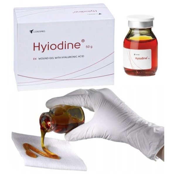 Hyiodine 50g jodový komplex s kyselinou hyaluronovou