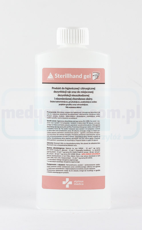 Sterillhand Gel 500ml s pumpičkou pro chirurgickou a hygienickou dezinfekci rukou