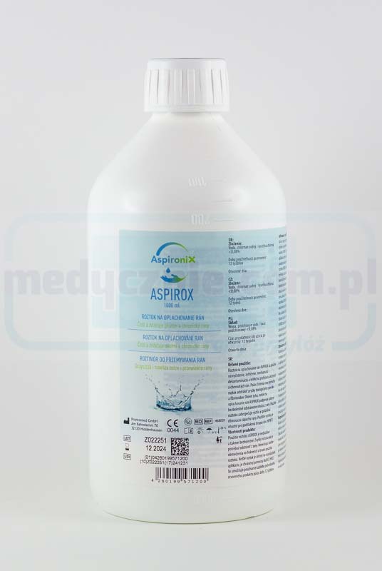 Aspirox 1L čištění, zvlhčování, dezinfekce ran