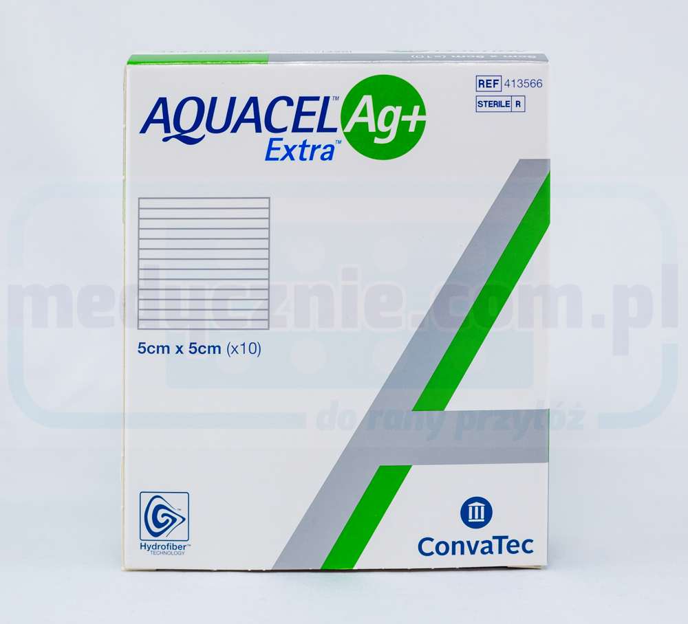 Aquacel Ag Plus Extra 5*5cm obvaz se stříbrem 1ks