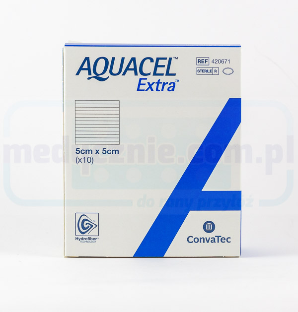 Aquacel Extra 5*5cm obvaz z hydrovlákna 1ks