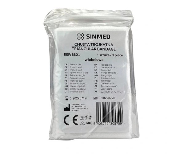 Netkaný trojúhelníkový závěs 96x96x136cm 1ks