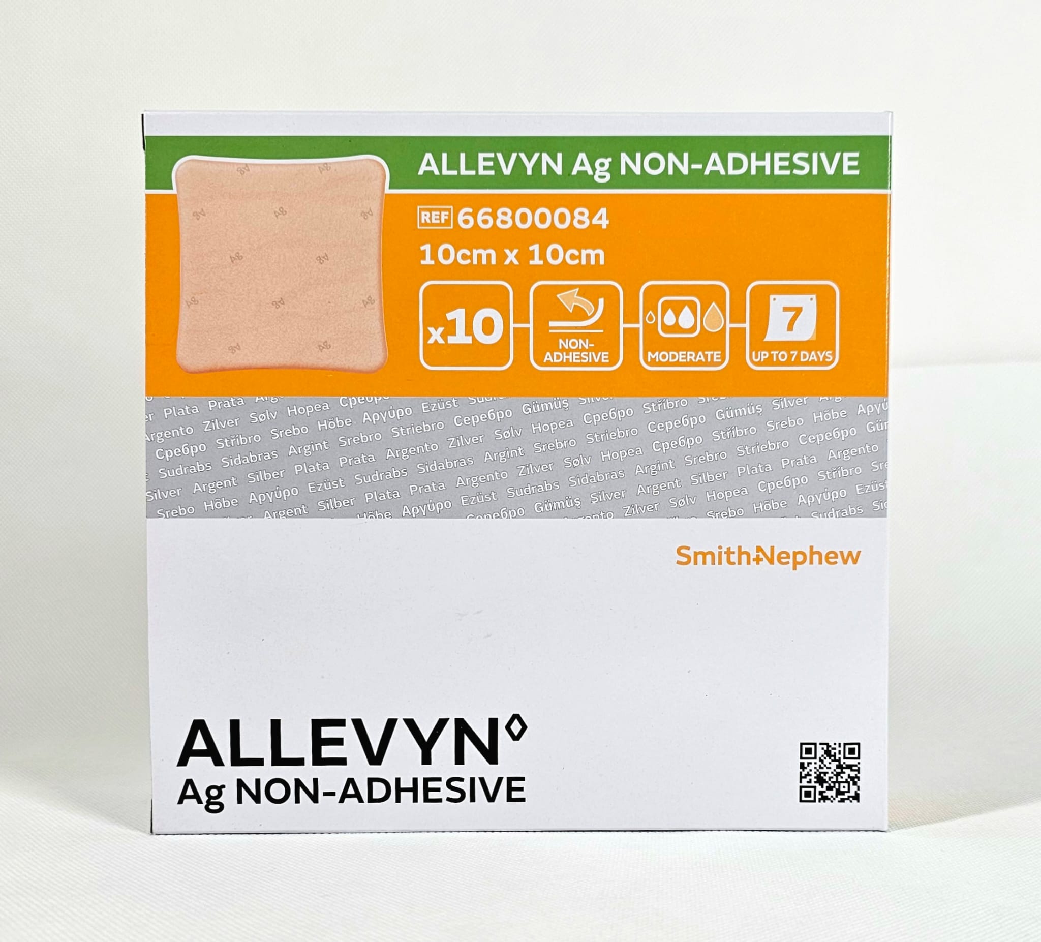 Allevyn Ag nepřilnavý 10* 10cm 1ks
