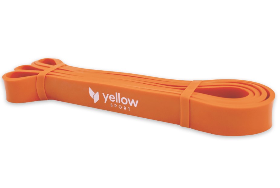 Cvičební guma žlutáPOWER Band oranžová odpor 16-29 kg