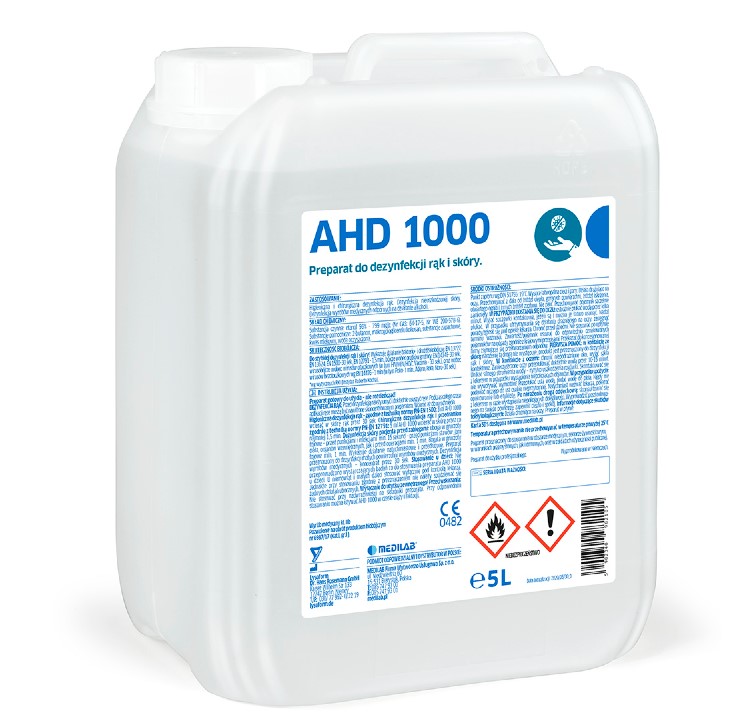 AHD 1000 5L dezinfekce rukou a kůže