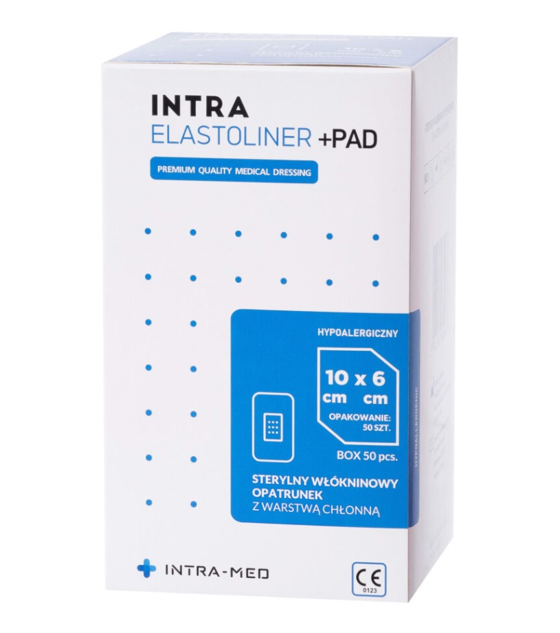 Obvaz se savou podložkou ELASTOLINER+PAD 6cm x 10cm 50ks