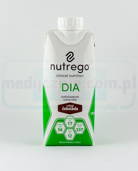 Nutrego DIA 330 ml Čokoládová dieta pro diabetiky