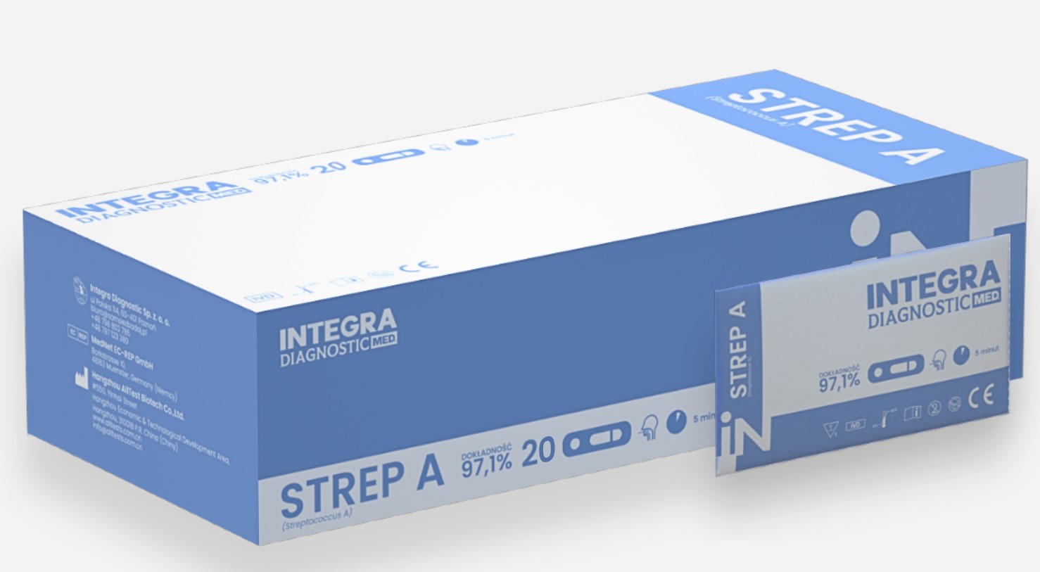 Strep A angina test 20ks