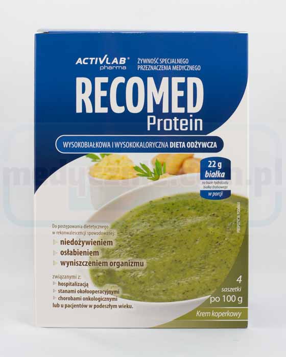 Recomed Protein 4x100g koprový krém