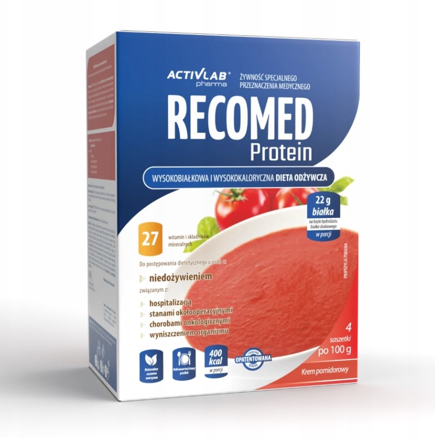 Recomed Protein 4x100g rajčatový krém