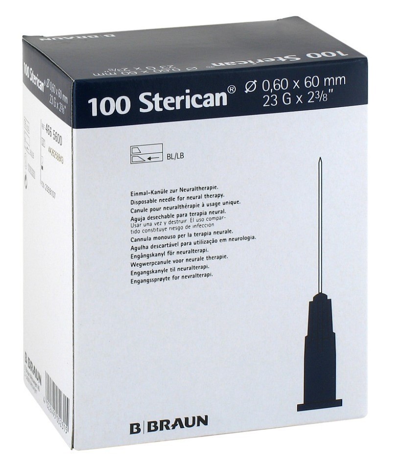 Jehla Sterican Sterican G23 0,6*80mm 100ks REF 4665635