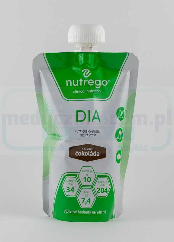 Nutrego DIA 12x200 ml čokoláda