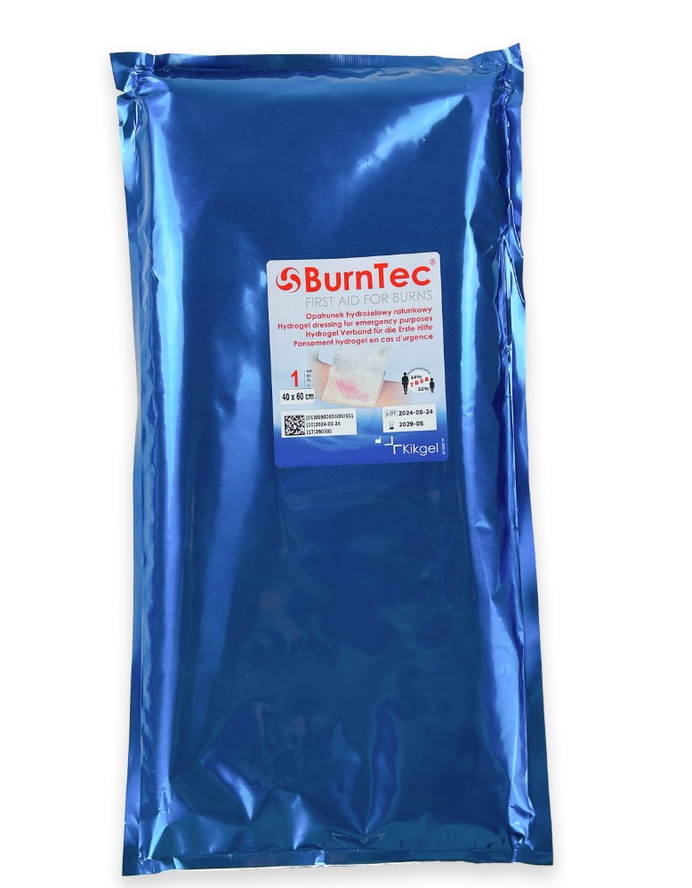 Hydrogelový obvaz BurnTec 40x60cm 1ks