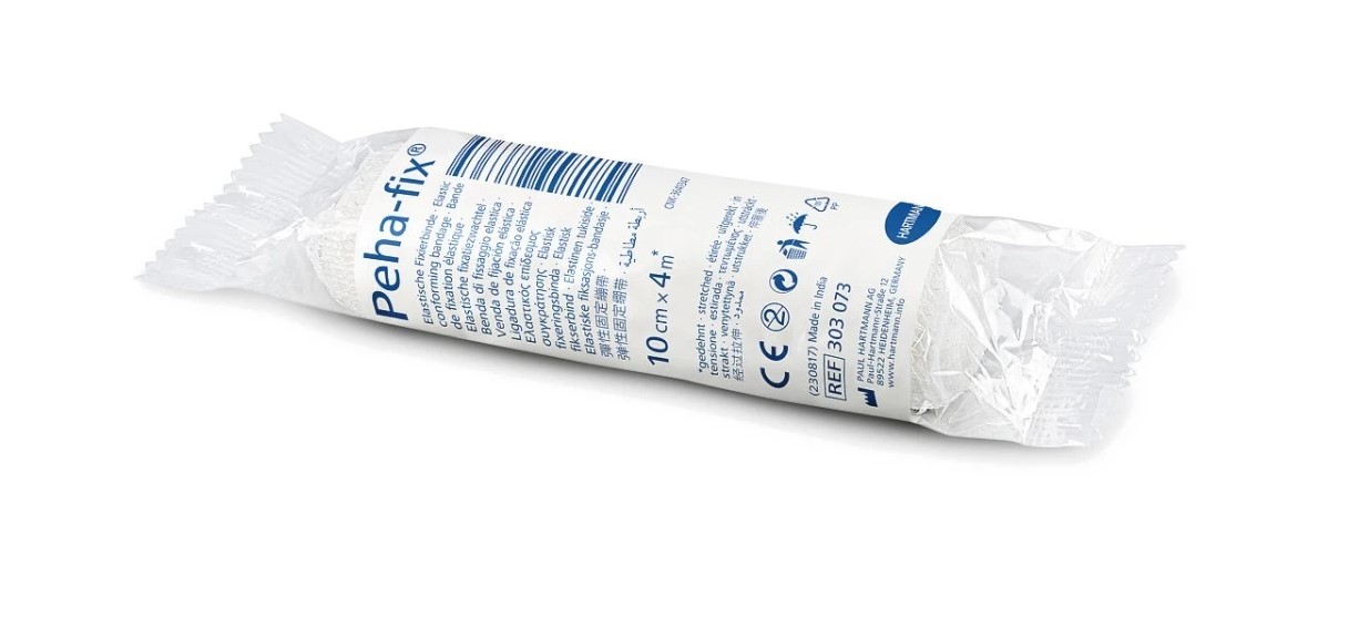 Peha-Fix 10cm *4m 1ks jednotlivě zabalený, polopružný obvaz