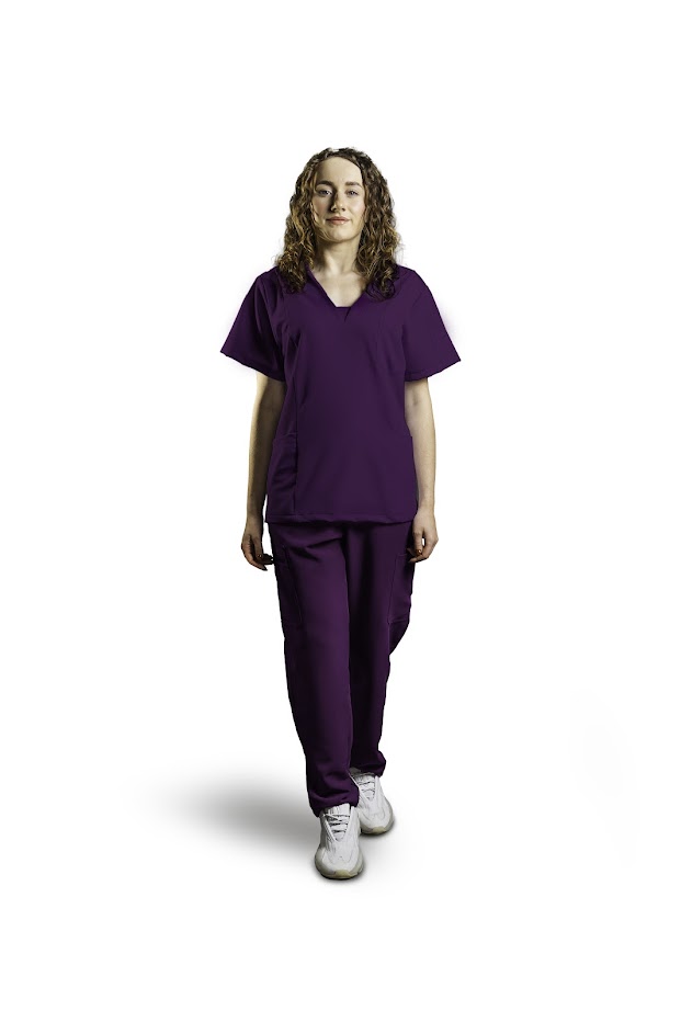 Zdravotnický set GAIA dámský švestkový XS
