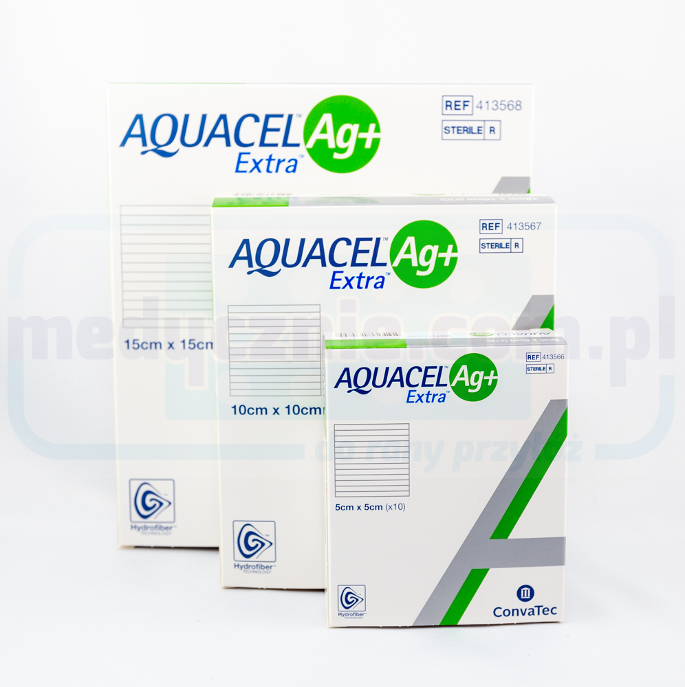 Aquacel Ag Plus Extra 5*5cm obvaz se stříbrem 1ks - Obrázek 2