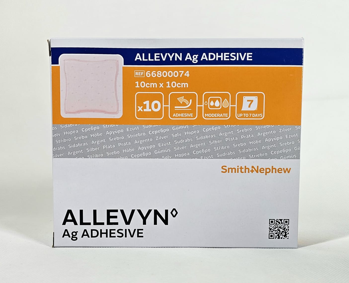 Allevyn Ag lepidlo 10* 10cm 1ks