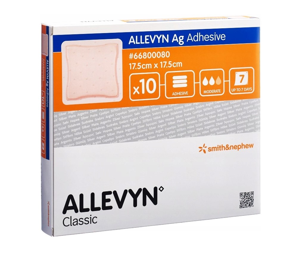 Allevyn Ag lepidlo 17,5* 17,5cm 1ks