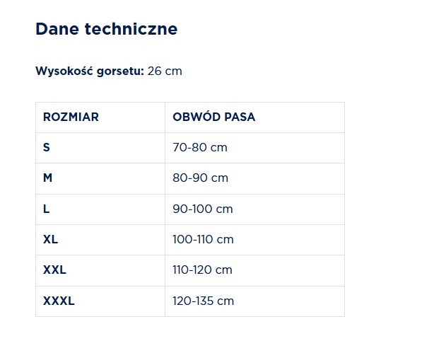 Stabilizační a imobilizační korzet s napínacími popruhy XL - model TGO-R SLK 702 - Obrázek 3
