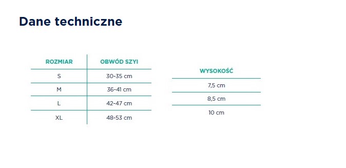 Polotuhý ortopedický límec typ M FLORIDA - Obrázek 2