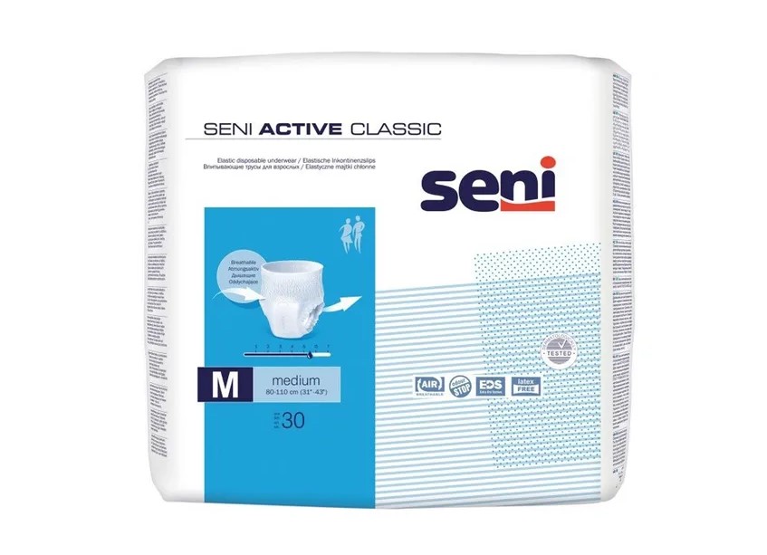 Seni Active Classic absorpční kalhotky MEDIUM 30ks - Obrázek 4