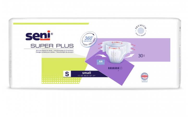 Plenky pro dospělé Super Seni Plus SMALL 30 ks