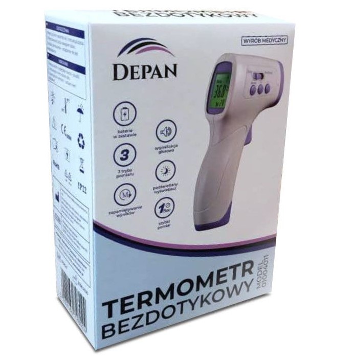 Bezkontaktní infračervený teploměr DEPAN 01004011 - Obrázek 4