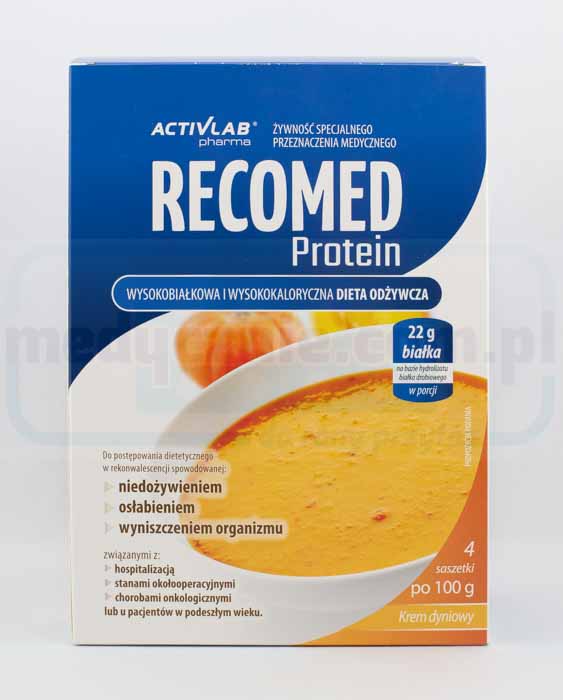 Recomed Protein 4x100g dýňový krém