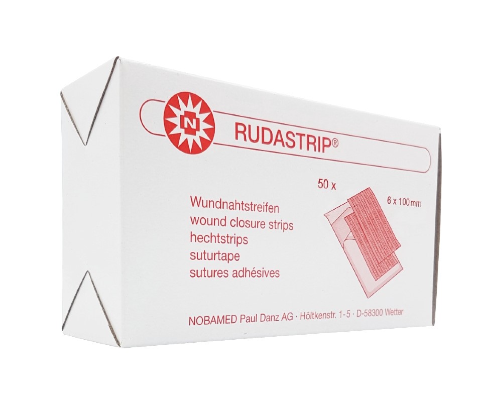Rudastrip proužky pro uzavírání ran 6mm* 100mm 10ks
