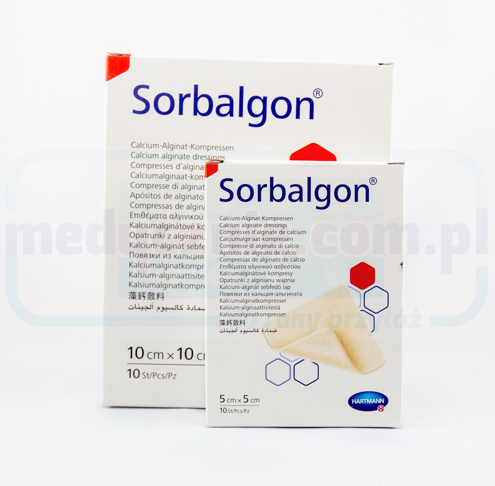Sorbalgon Classic 10*10cm alginový obvaz 1ks - Obrázek 2