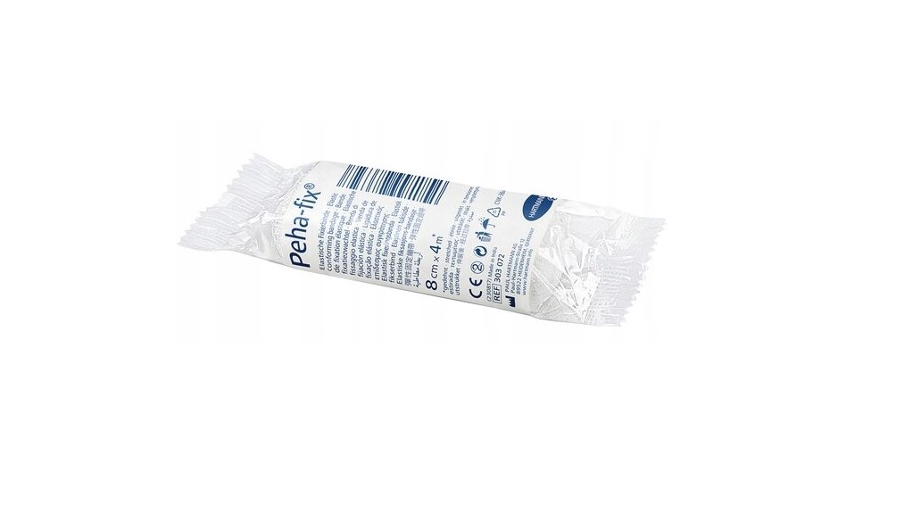 Peha-Fix 8cm *4m 1ks jednotlivě zabalený, polopružný obvaz