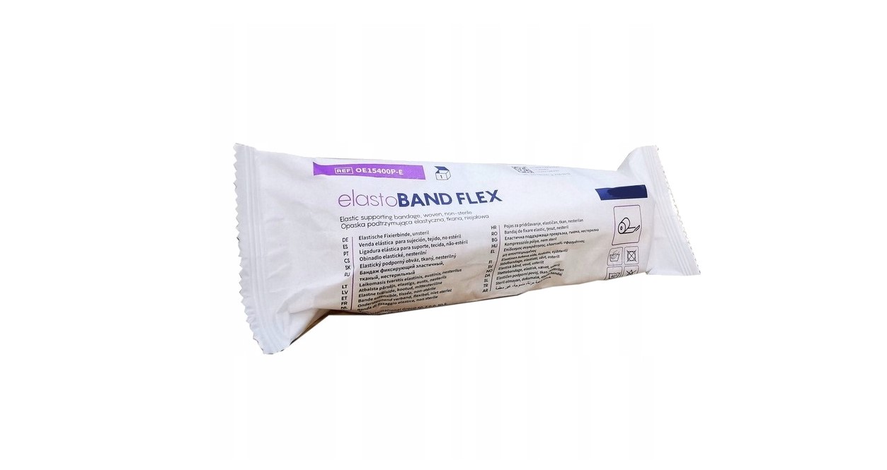 Elastická páska 4 m*10cm 1ks elastoBAND FLEX - Obrázek 2