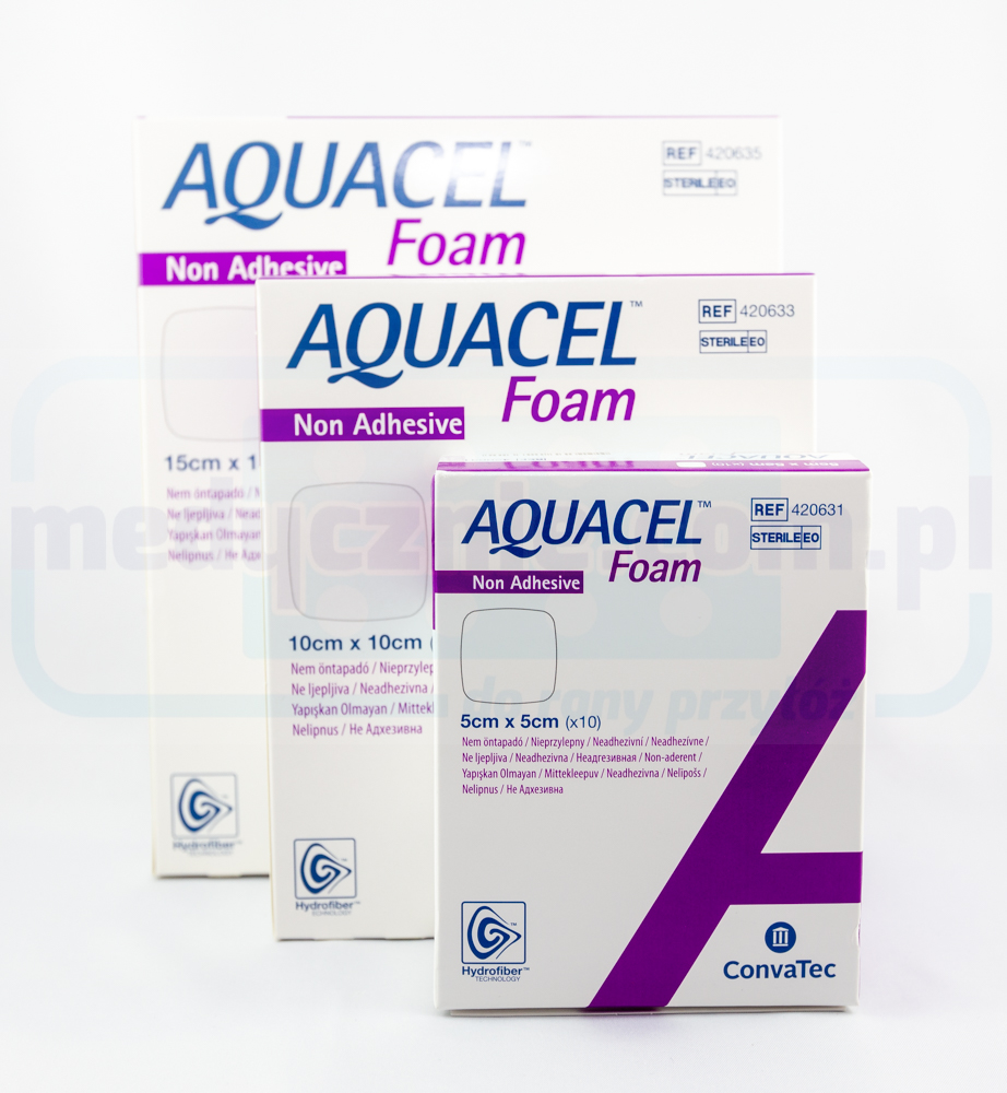 Aquacel pěnový nelepivý obvaz 15*15cm vícevrstvý pěnový obvaz 1ks - Obrázek 2
